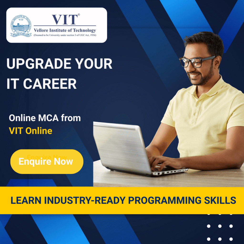 VIT Online MCA In RR Nagar Bangalore / Bengaluru
