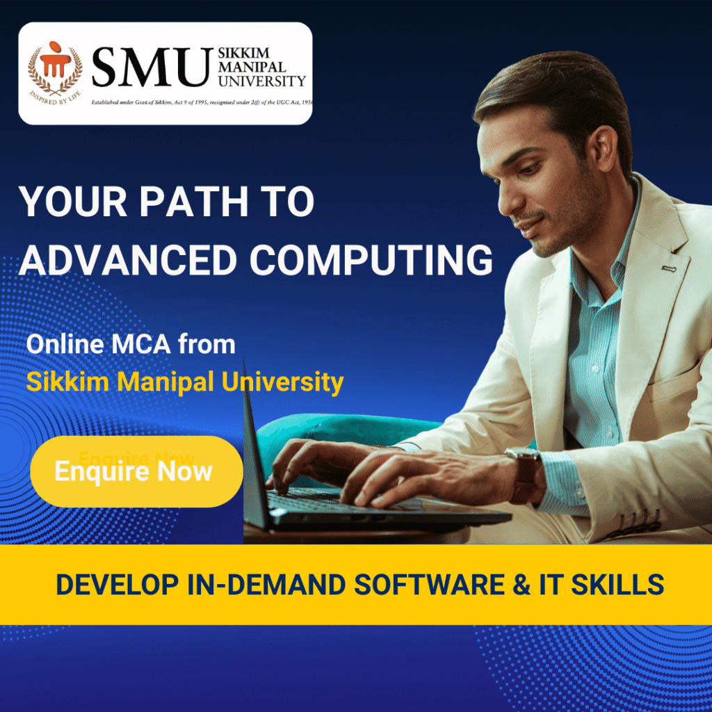 Sikkim Manipal University Jaipur Online MCA in RR Nagar Bangalore / Bengaluru
