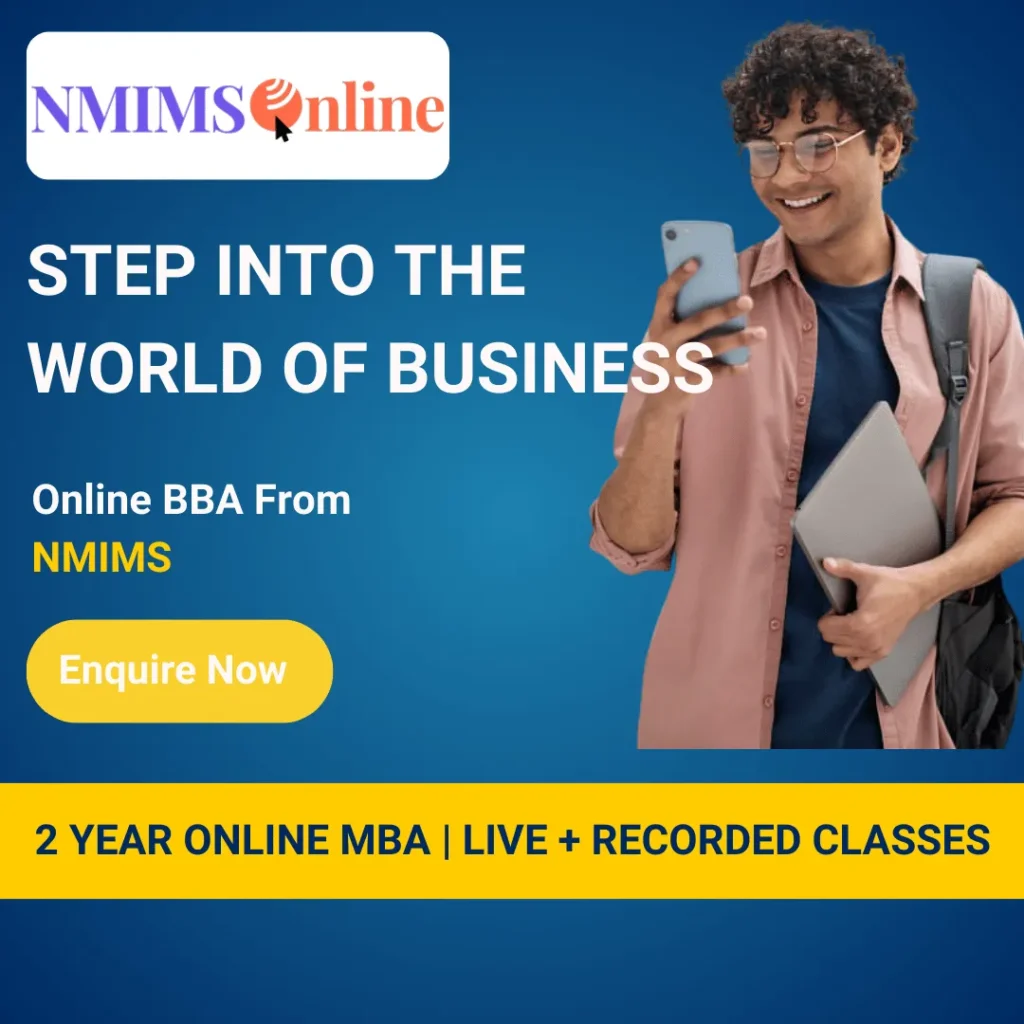 Student enrolling for NMIMS Online BBA at Tanish Academy RR Nagar Bangalore 560098